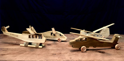 Wooden Helicopter Model, Huey Helicopter, UH-1