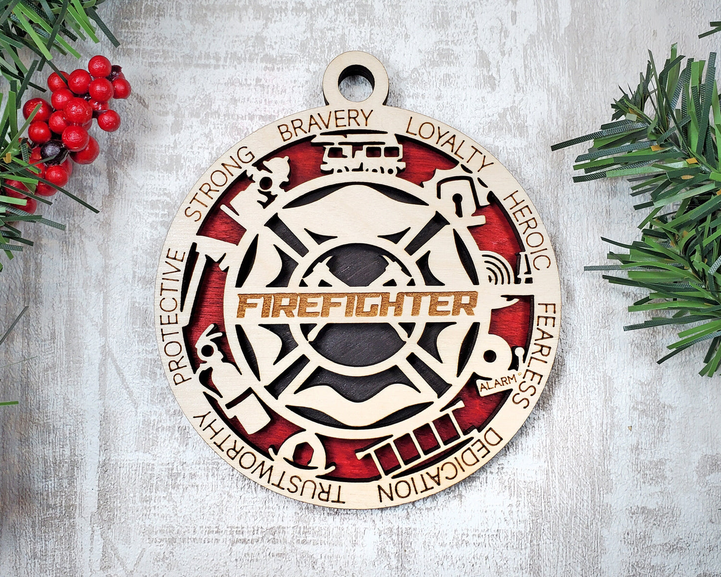 Ornament, Firefighter, First Responder Ornament, Personalized First Responder Ornament, EMT, EMT Ornament, Christmas Ornament, Car Mirror Hanger